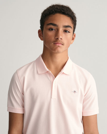 Gant Kids Pink Fashion Regular Fit Polo T-Shirt