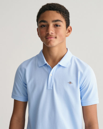 Gant Kids Blue Fashion Regular Fit Polo T-Shirt