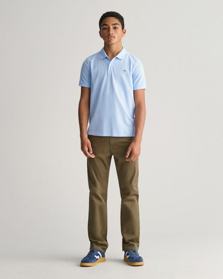 Gant Kids Blue Fashion Regular Fit Polo T-Shirt