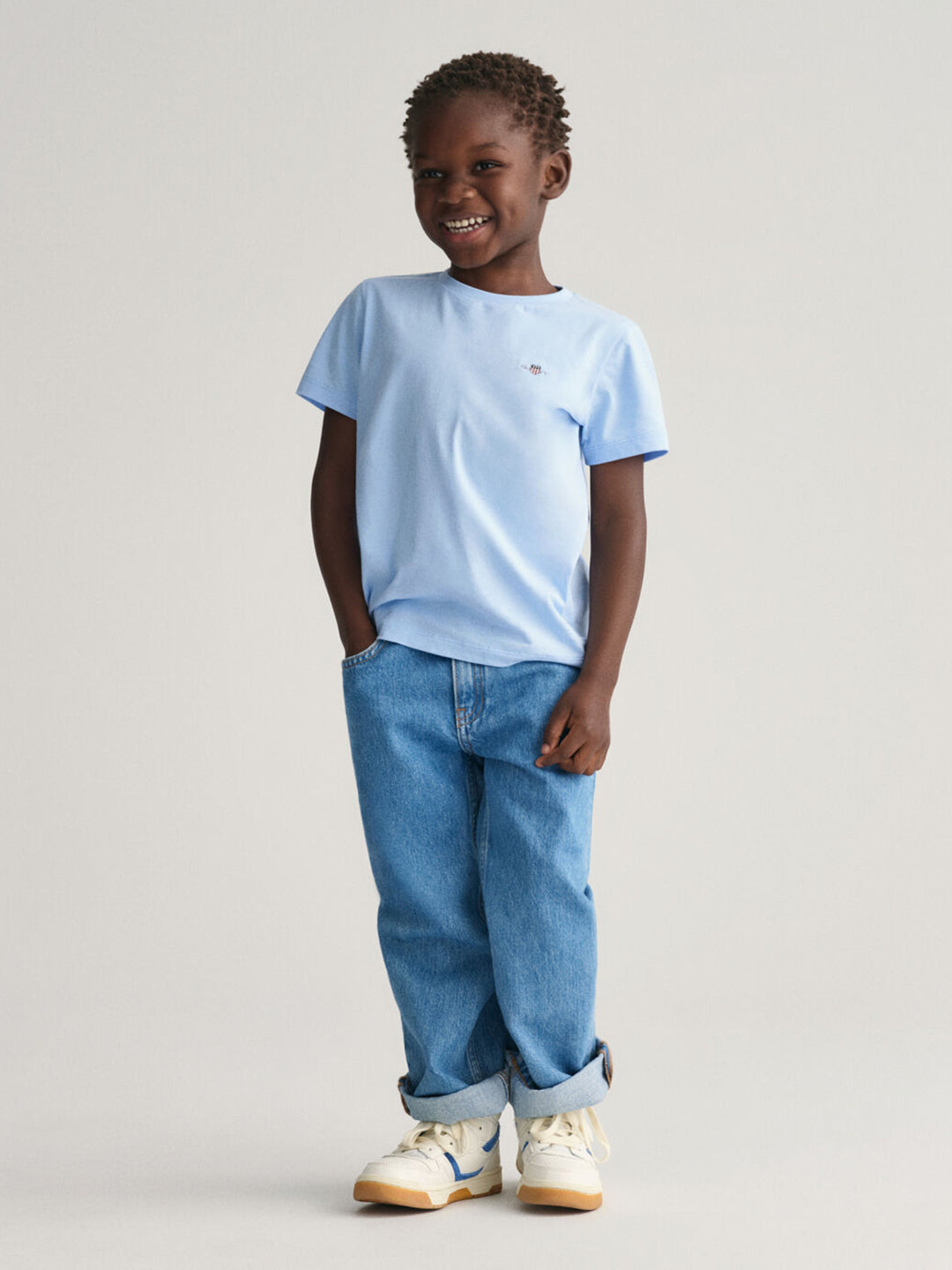 Gant Kids Blue Fashion Regular Fit T-Shirt