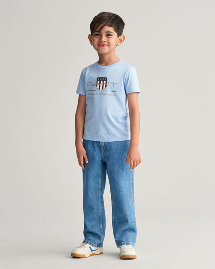 Gant Kids Blue Fashion Regular Fit T-Shirt