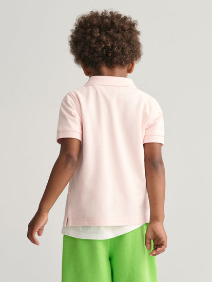 Gant Kids Pink Fashion Regular Fit Polo T-Shirt