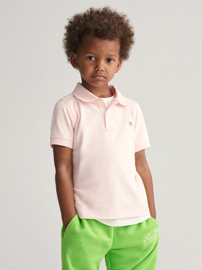 Gant Kids Pink Fashion Regular Fit Polo T-Shirt