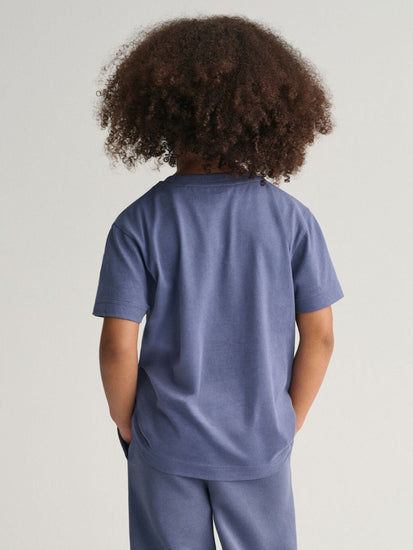 Gant Kids Blue Fashion Relaxed Fit T-Shirt