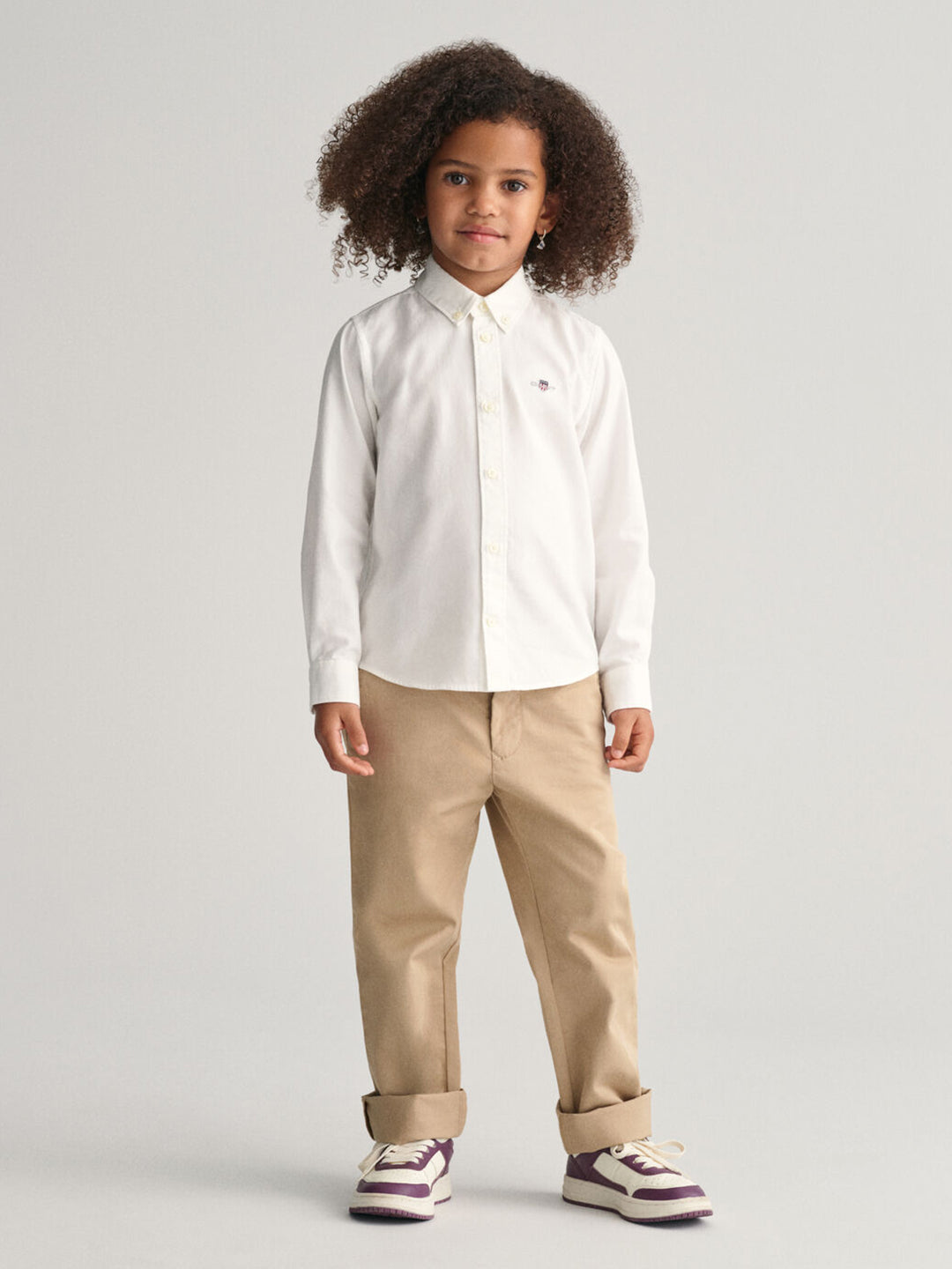 Gant Kids White Fashion Regular Fit Shirt